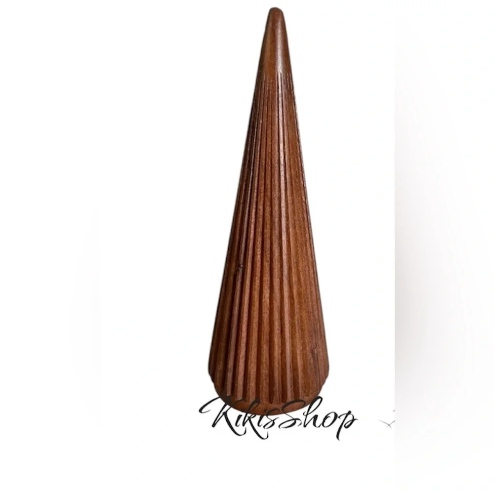 Threshold Christmas Large & Medium Decorative Wood Tree Brown Set Of 2